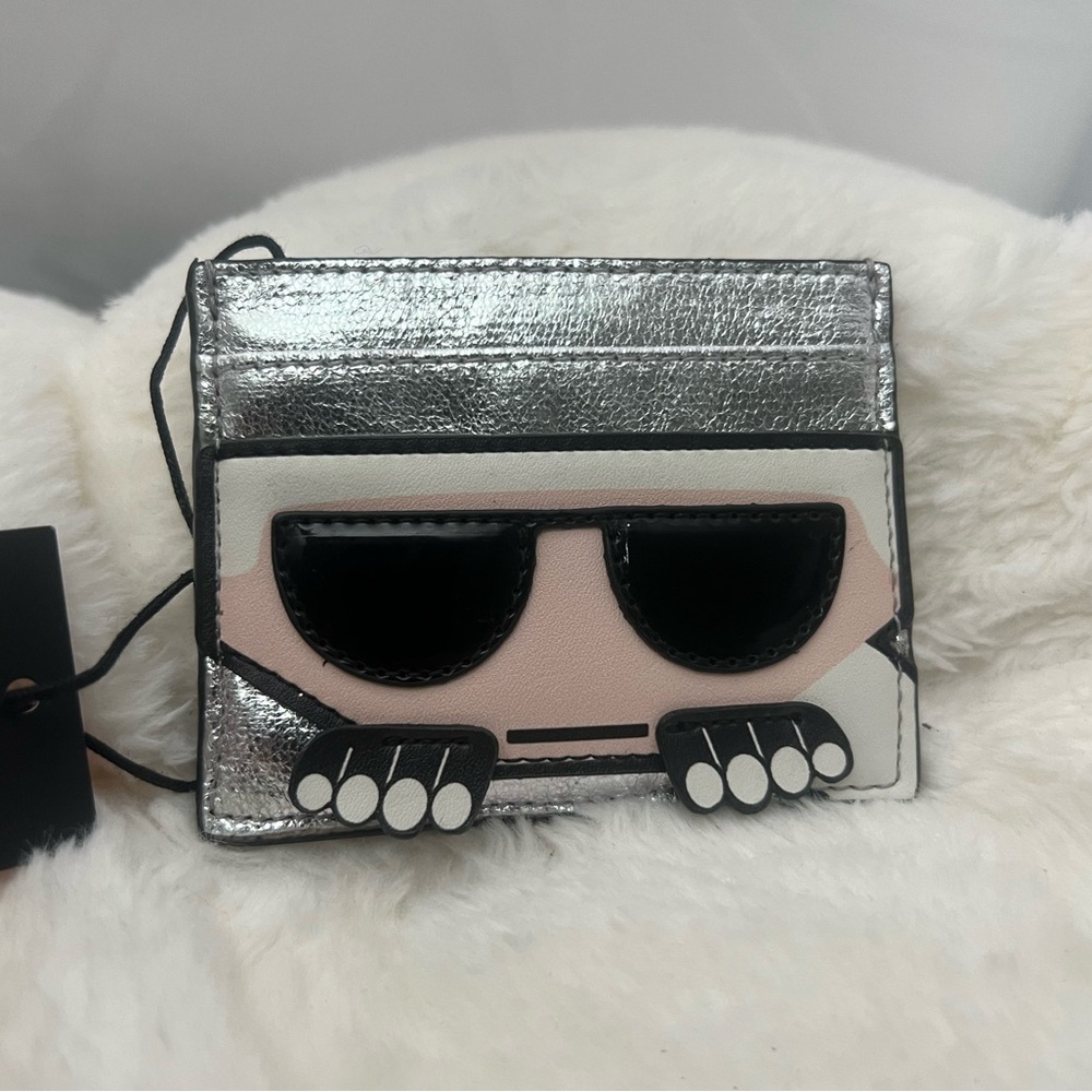 NWT Karl Lagerfeld Classic faced  Card Holder